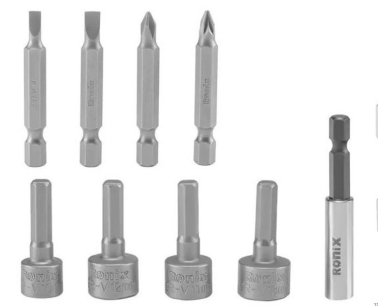 کیت دریل 13 میلیمتر750وات با متعلقات 54 پارچه و کیف BMCرونیکس مدلRS-0005