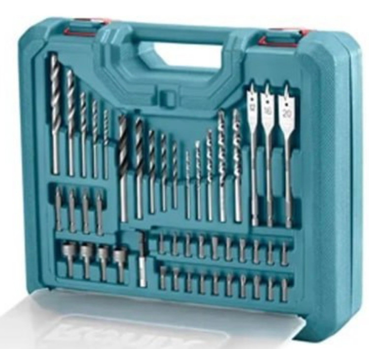 کیت دریل 13 میلیمتر750وات با متعلقات 54 پارچه و کیف BMCرونیکس مدلRS-0005