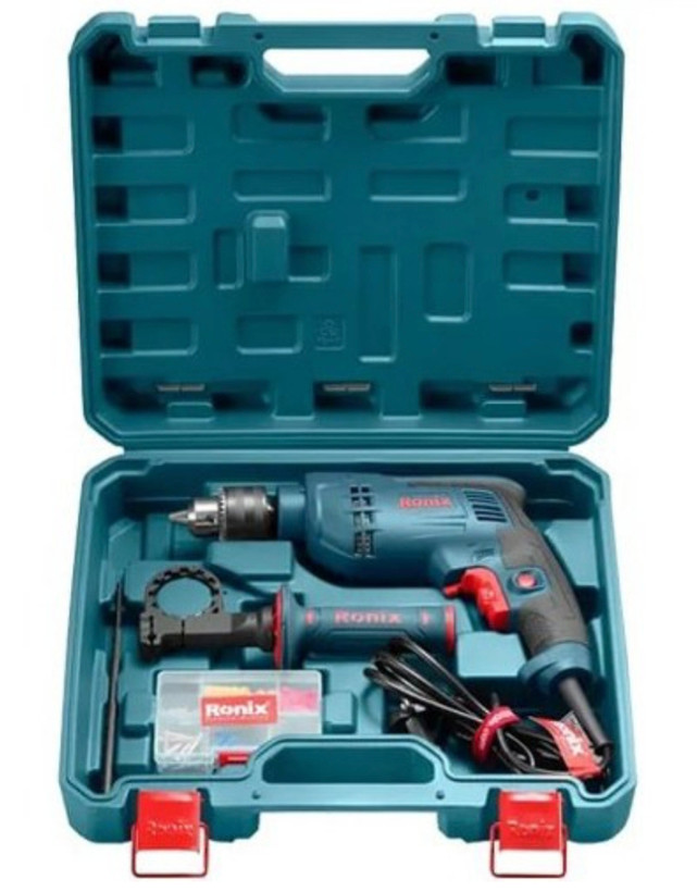 کیت دریل 13 میلیمتر750وات با متعلقات 54 پارچه و کیف BMCرونیکس مدلRS-0005