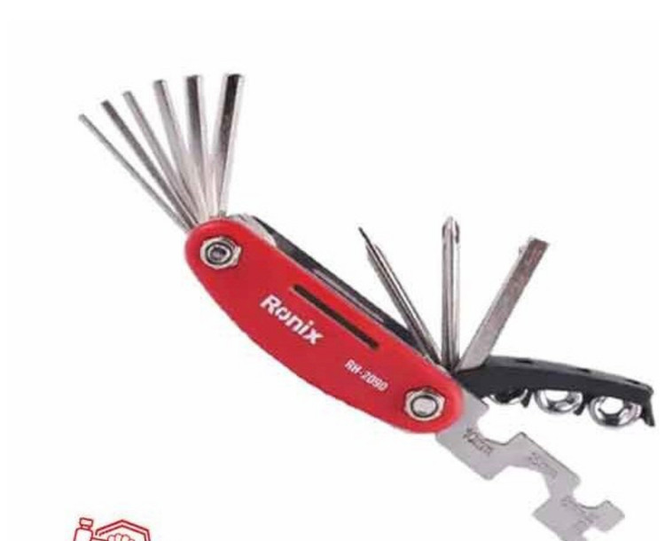 کیت سرویس دوچرخه 16 پارچه چاقویی RH-2090